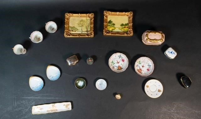 GROUPING OF TABLE TOP ITEMS4 porcelain