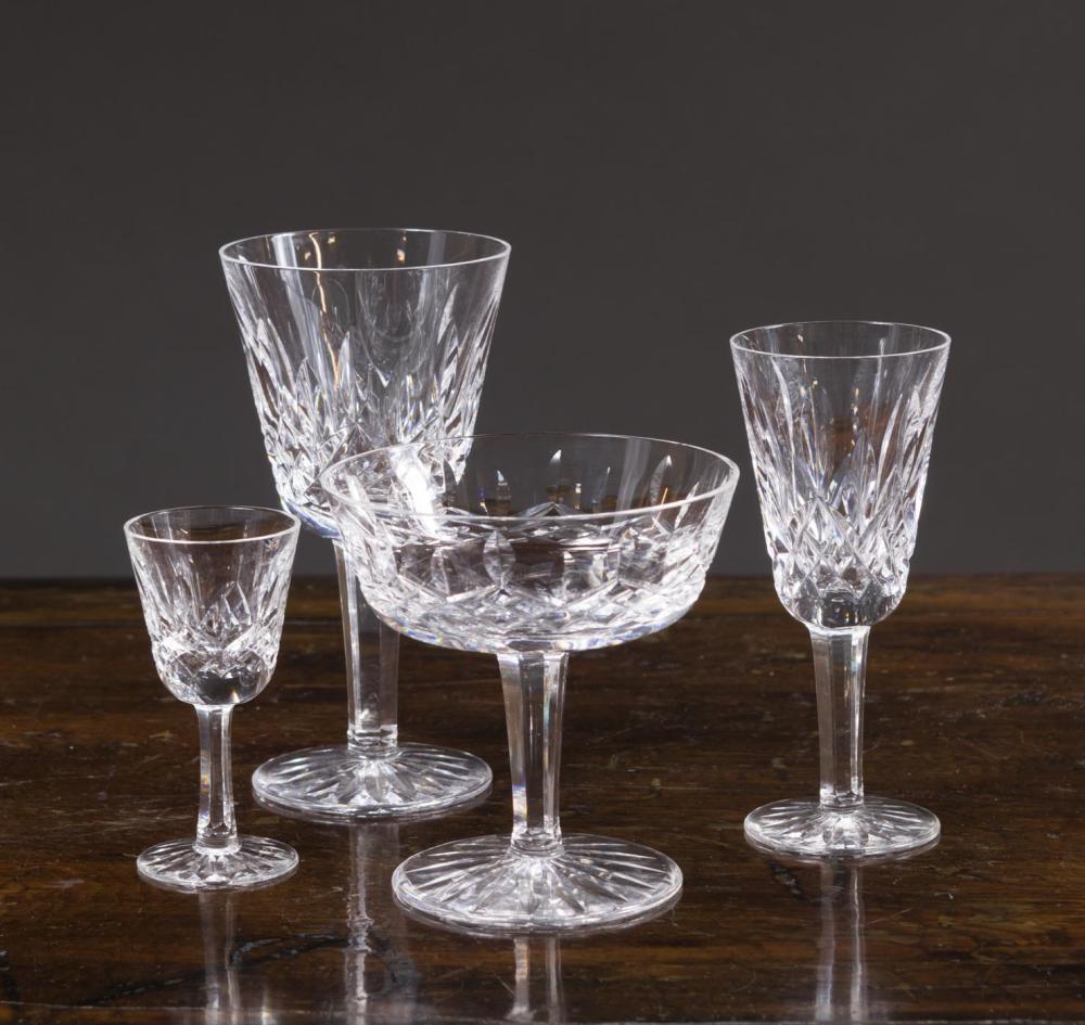 SET OF WATERFORD CUT CRYSTAL STEMWARESET 340587