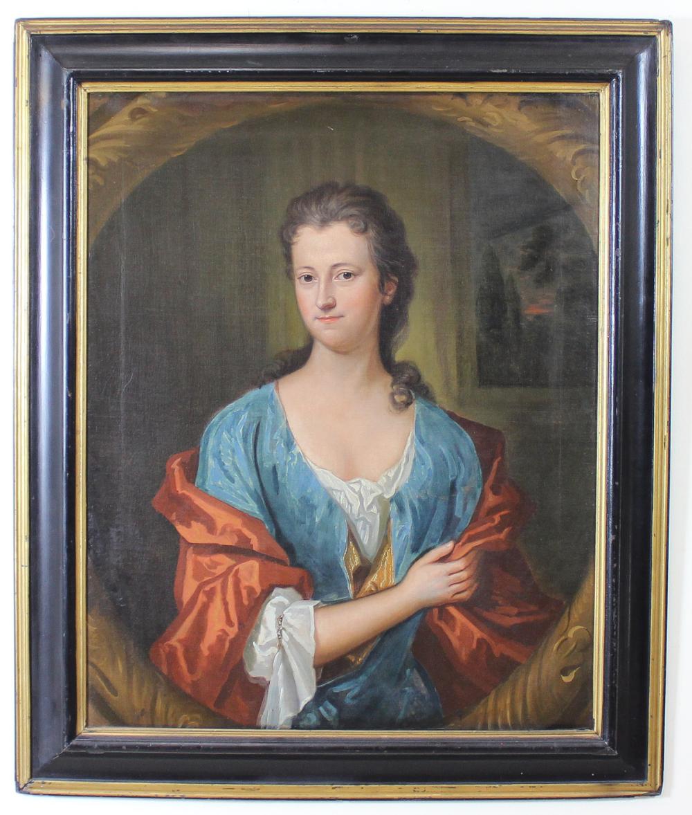 PORTRAIT OF A LADY, OIL ON CANVASPORTRAIT