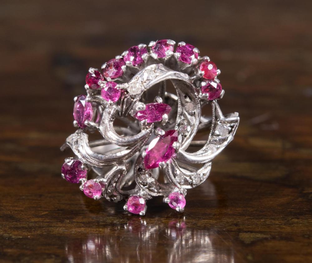 ESTATE RUBY, DIAMOND AND PALLADIUM