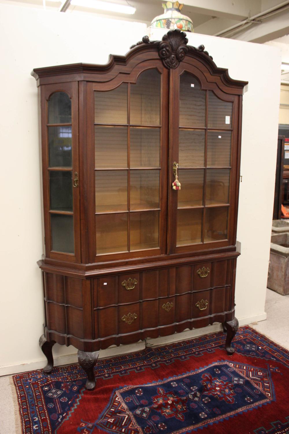 DUTCH ROCOCO STYLE CHINA CABINET