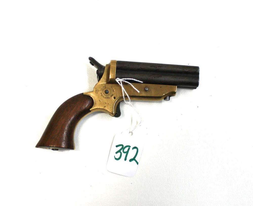 ANTIQUE C SHARPS FOUR BARREL PEPPERBOX 3406df