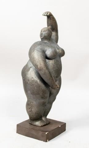 NUDE SCULPTURE AFTER BOTEROCeramic 3406ee