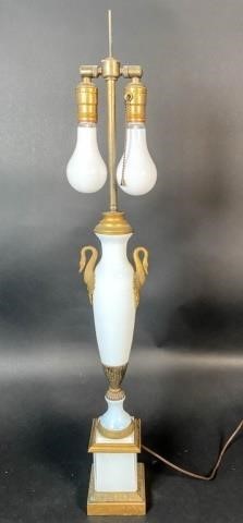 NEOCLASSICAL LAMP WITH SWANSA neoclassical 34070e