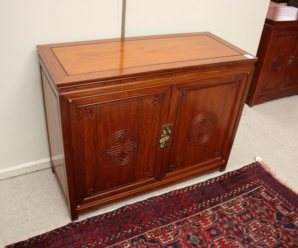 CHINESE ROSEWOOD STEREO CABINETCHINESE