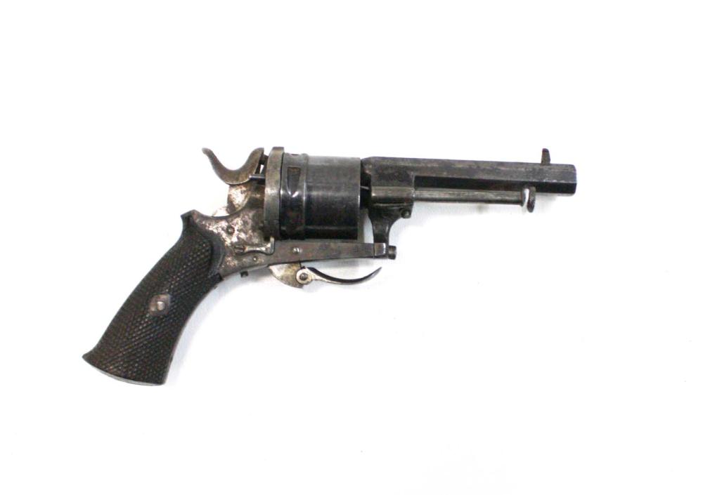 ANTIQUE BELGIAN DOUBLE ACTION REVOLVERANTIQUE 340774