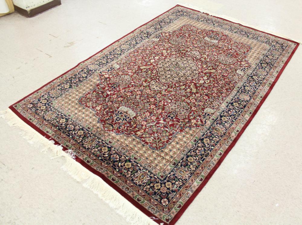 HAND KNOTTED ORIENTAL RUGHAND KNOTTED 3407aa