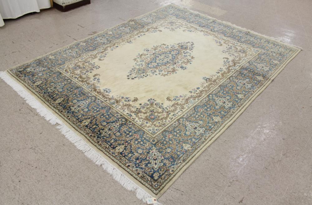 HAND KNOTTED PERSIAN KERMAN CARPETHAND 3407a8