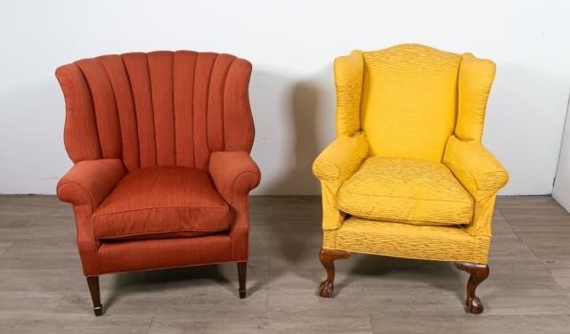 2 UPHOLSTERED ARMCHAIRS2 upholstered