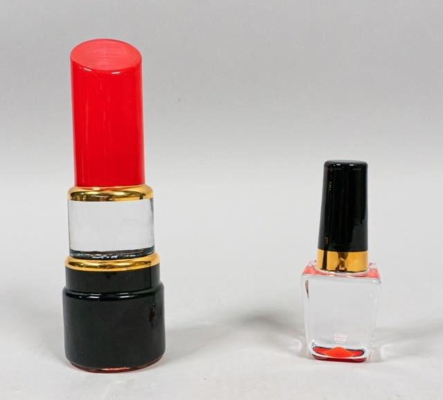 KOSTA BODA ART GLASS LIPSTICK AND 340810