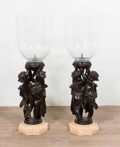 PAIR OF NEOCLASSICAL STYLE CHERUB 340812