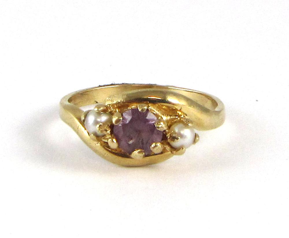 AMETHYST PEARL AND YELLOW GOLD 33e167