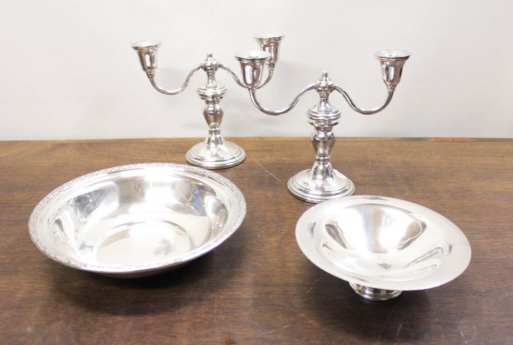 FOUR STERLING SILVER TABLEWARE 33e16e