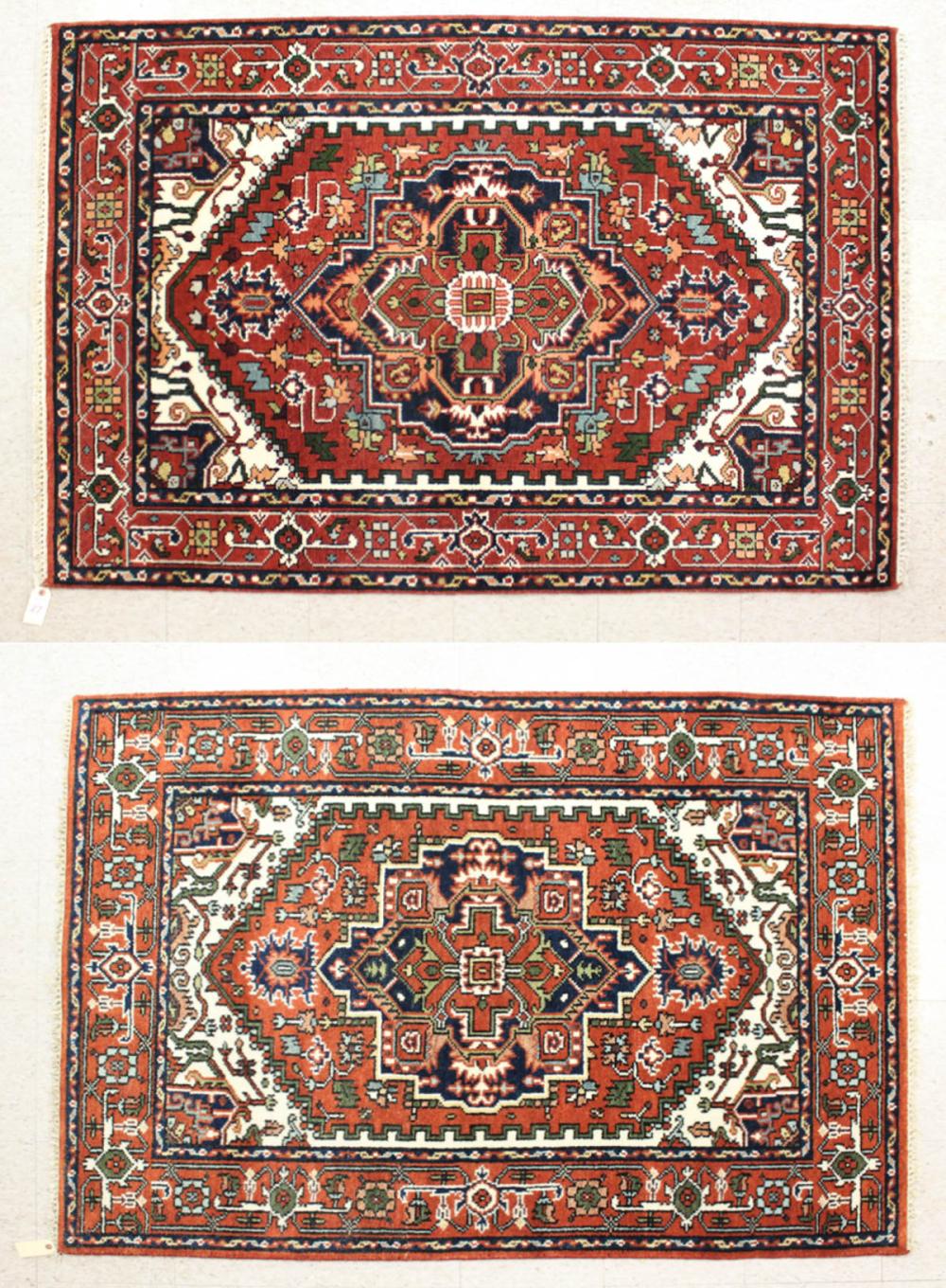 A PAIR OF HAND KNOTTED ORIENTAL 33e182