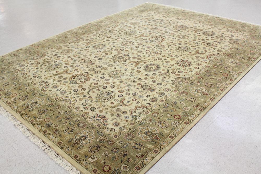 HAND KNOTTED ORIENTAL CARPET INDO PERSIAN  33e1f8