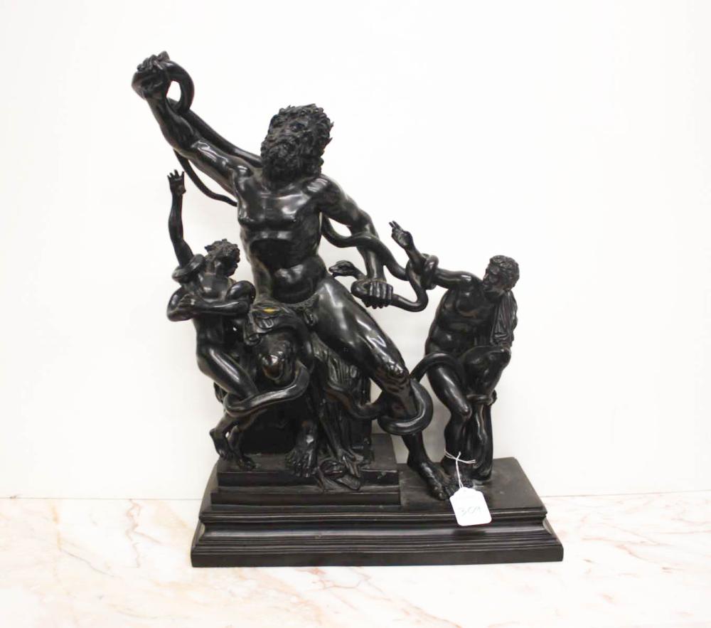 BRONZE SCULPTURE LAOCOON AND 33e255