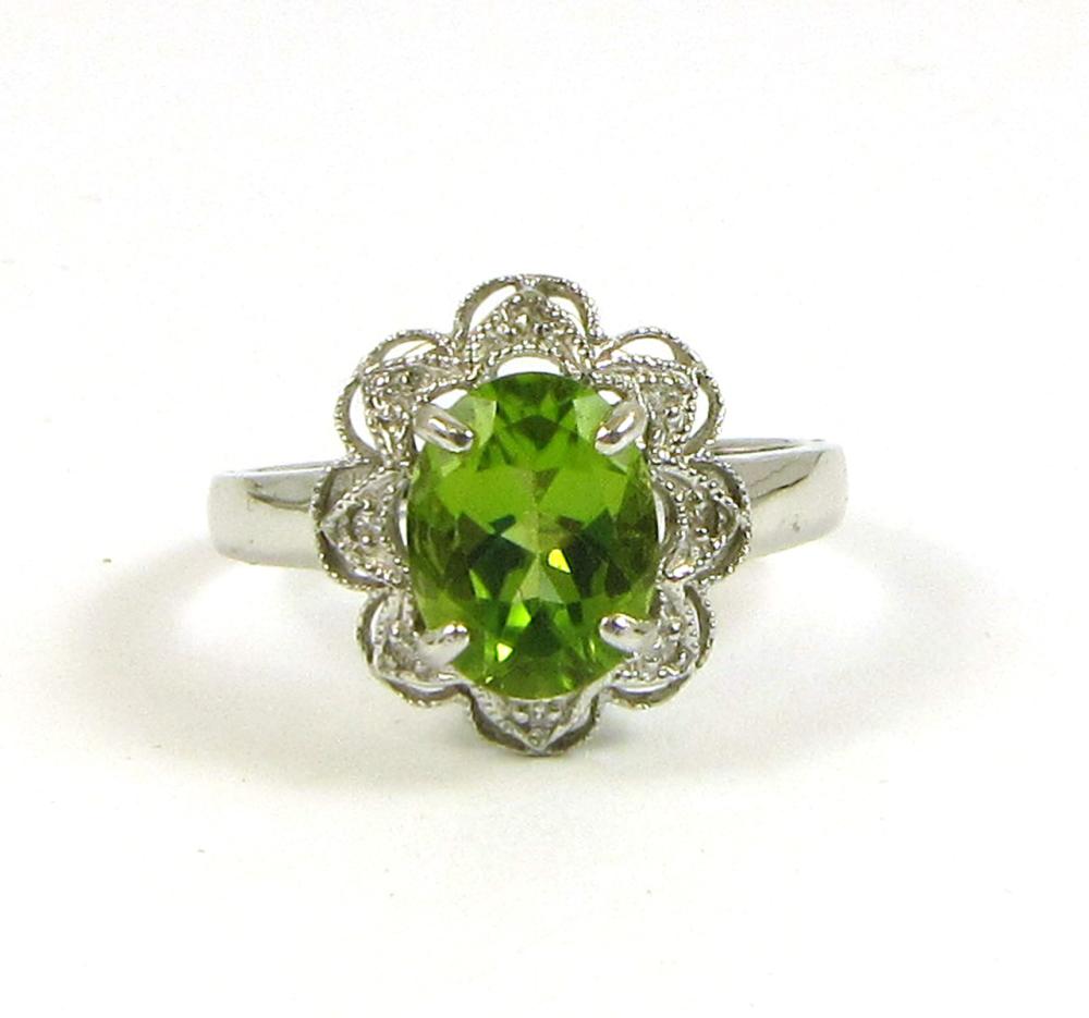 PERIDOT DIAMOND AND FOURTEEN KARAT 33e26b