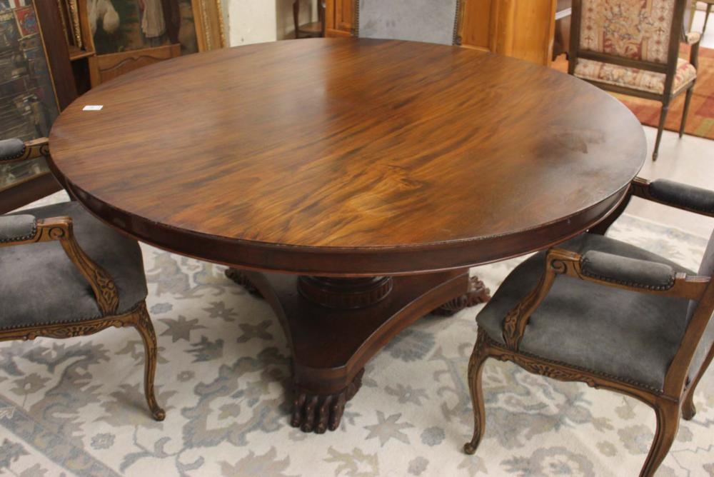 REGENCY REVIVAL MAHOGANY DINING 33e29d