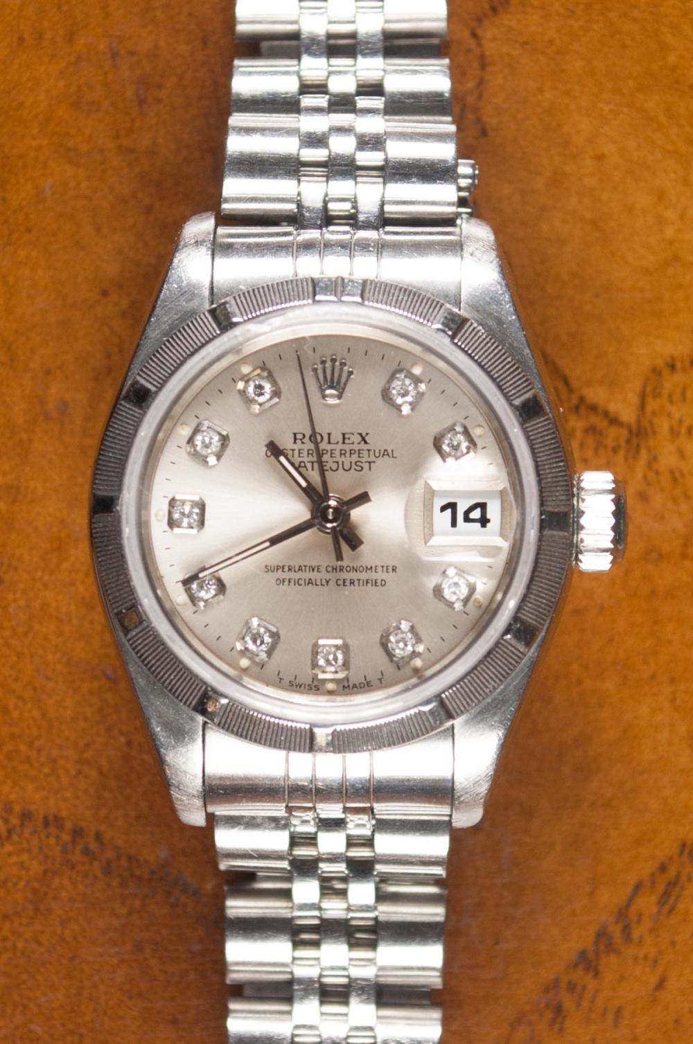 LADYS ROLEX OYSTER PERPETUAL DATEJUST