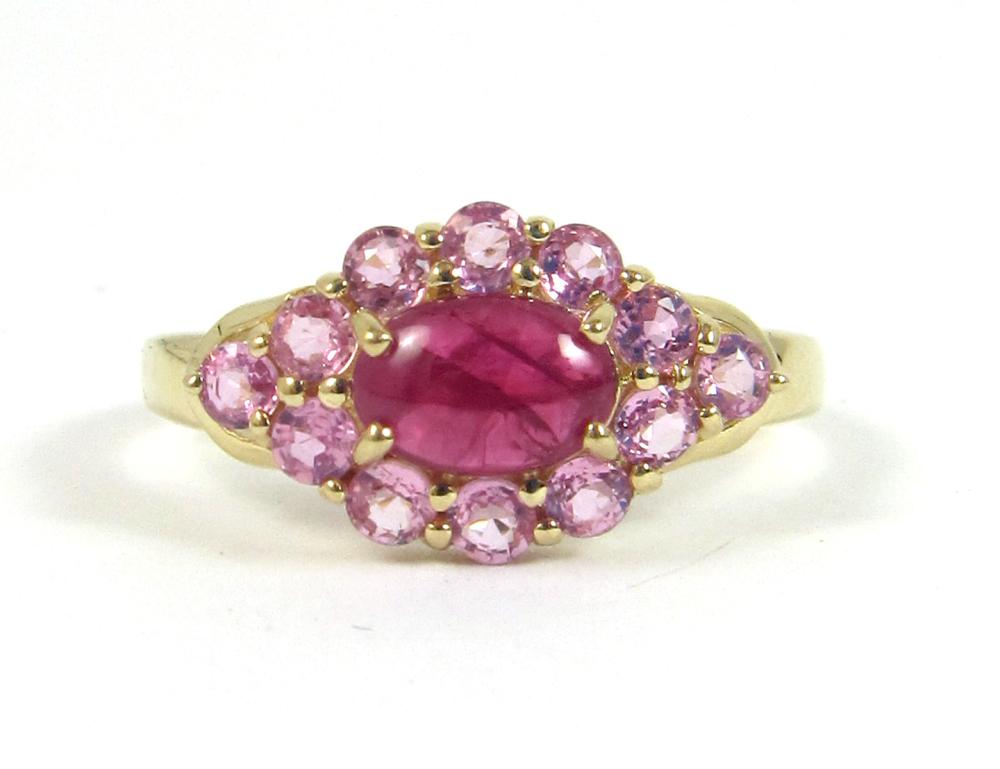 RUBY PINK TOURMALINE AND FOURTEEN 33e303