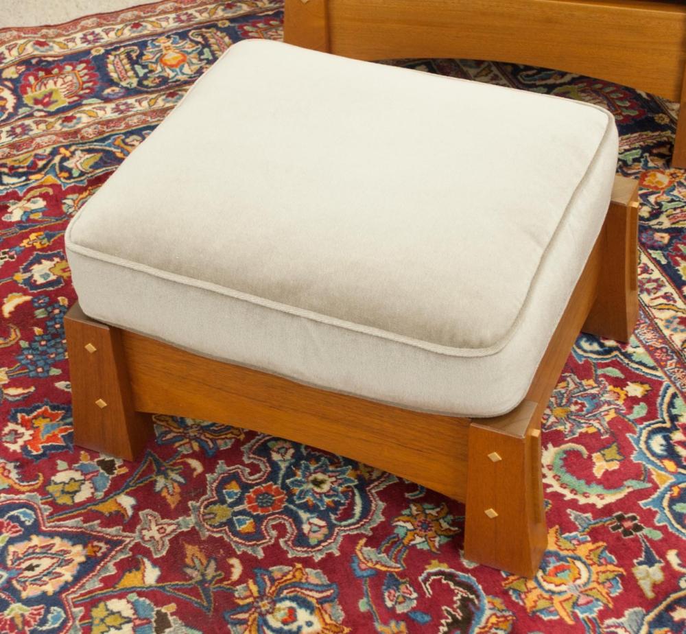 BERKELEY MILLS ARTS & CRAFTS OTTOMAN,