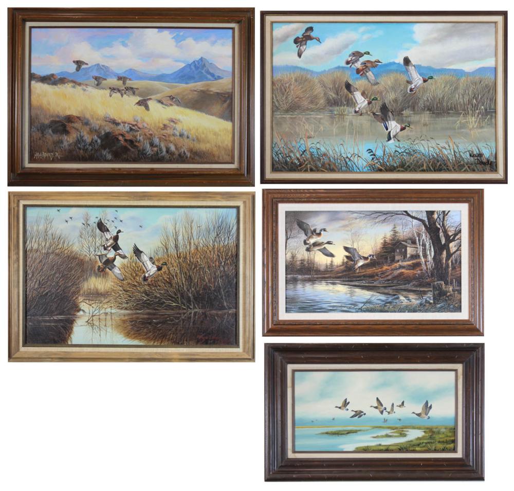 ORNITHOLOGICAL ART THREE WATERFOWL 33e3d6