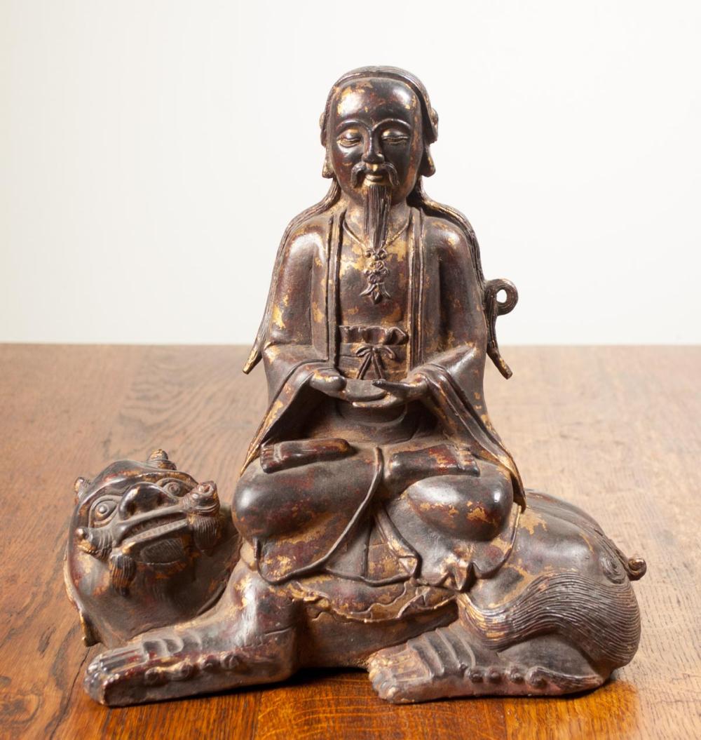 CHINESE GILT BRONZE SCULPTURE  33e466