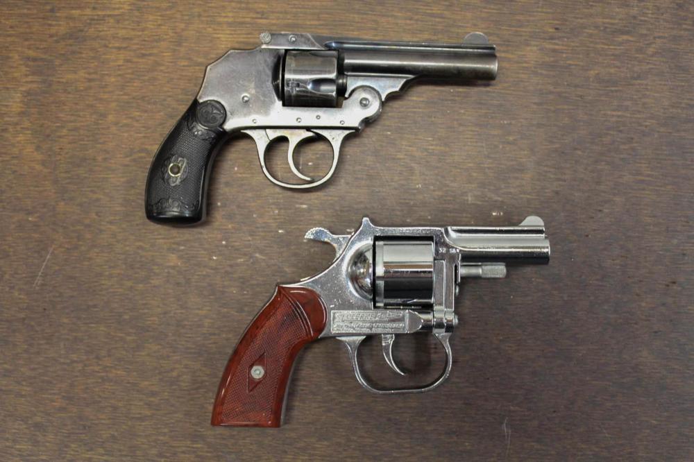 TWO DOUBLE ACTION REVOLVERS IVER 33e514