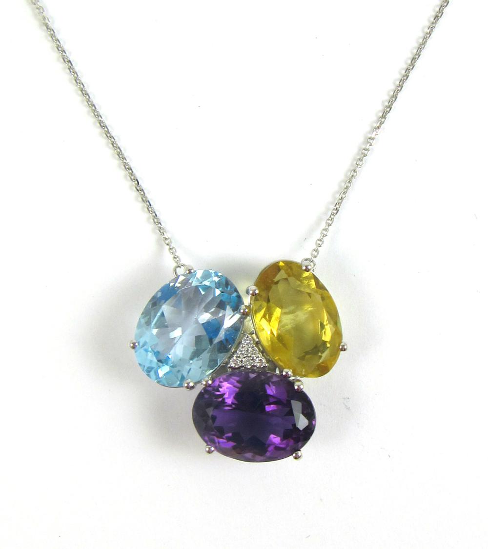 DIAMOND MULTI COLOR GEMSTONE 33e542