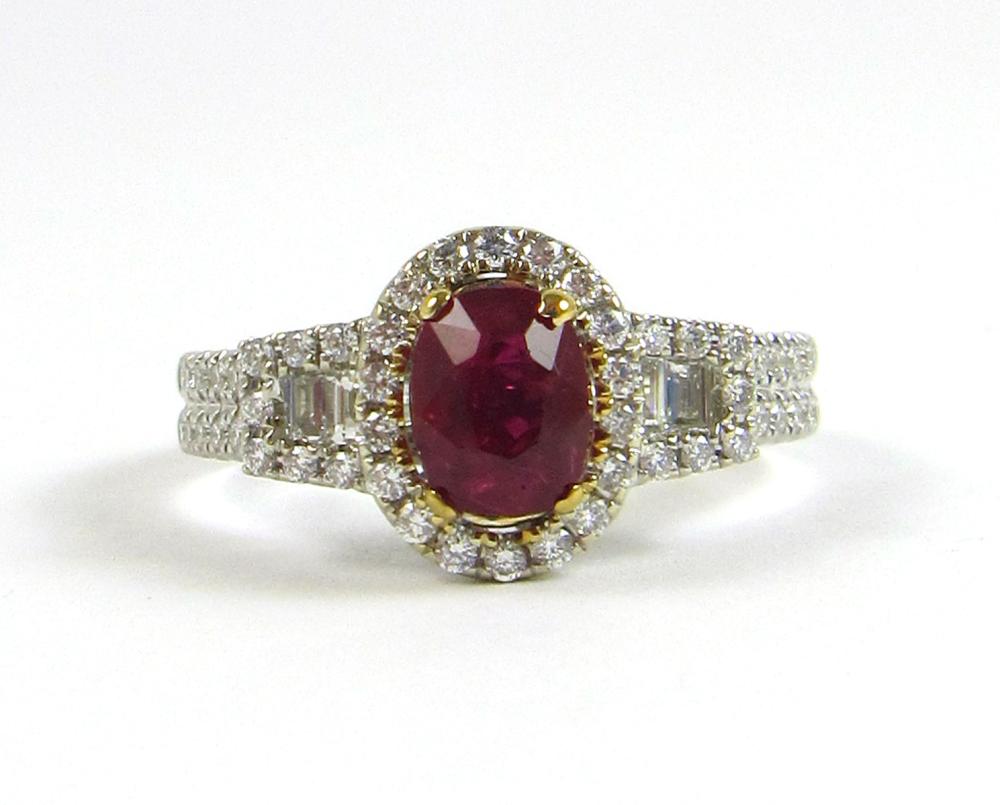 RUBY AND DIAMONDS RINGRUBY AND