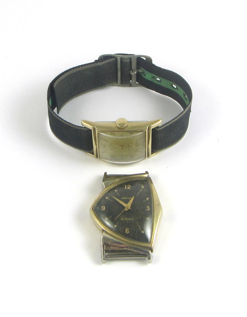 TWO VINTAGE MEN'S WRISTWATCHES: