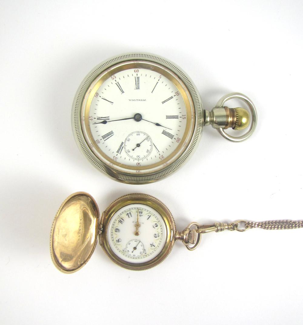TWO AMERICAN POCKET WATCH AND A 33e5f2