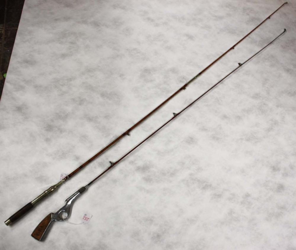 COLLECTION OF FOUR FISHING RODS: THE