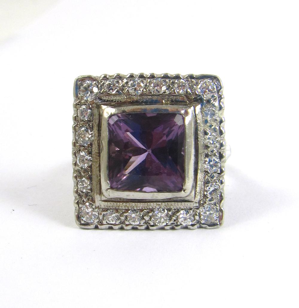 LADY S AMETHYST DIAMOND AND FOURTEEN 33e6ea