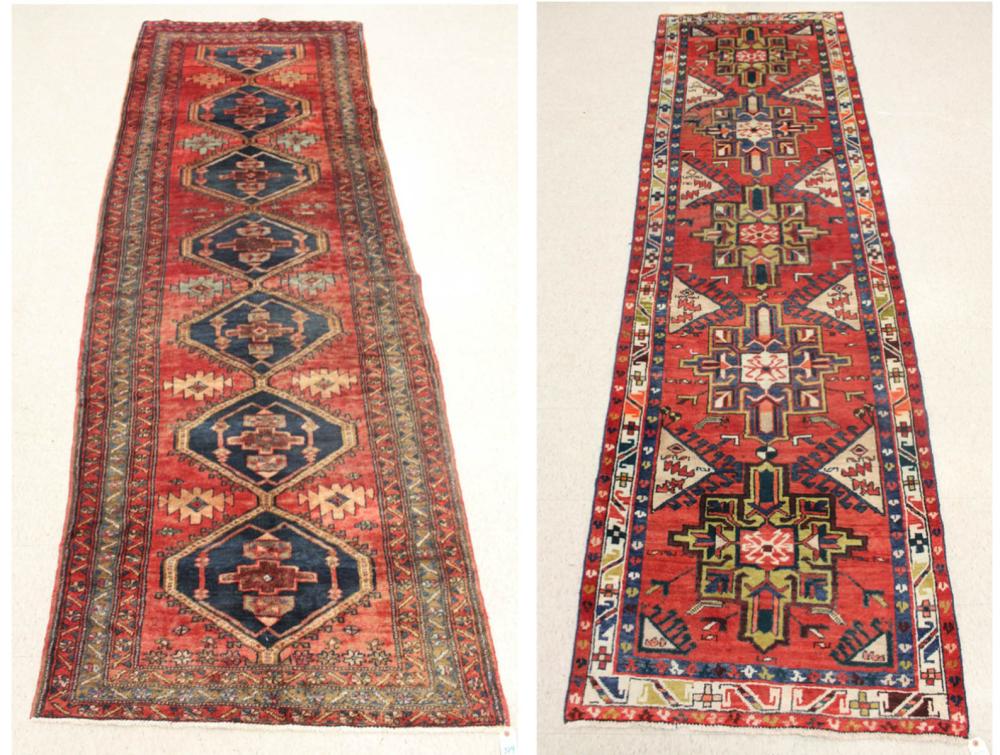 TWO HAND KNOTTED PERSIAN TRIBAL 33e701