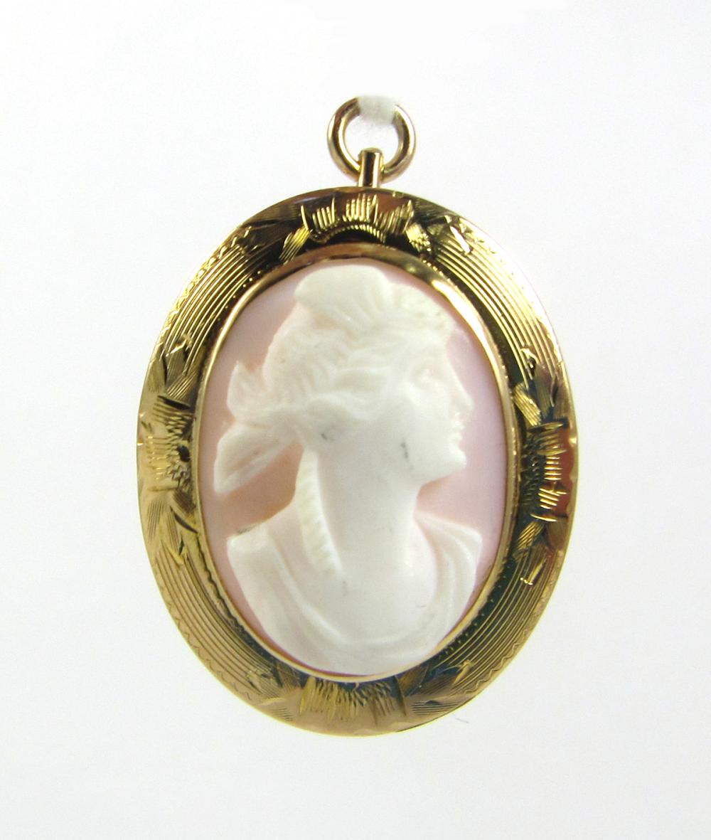 VICTORIAN CAMEO AND YELLOW GOLD 33e739