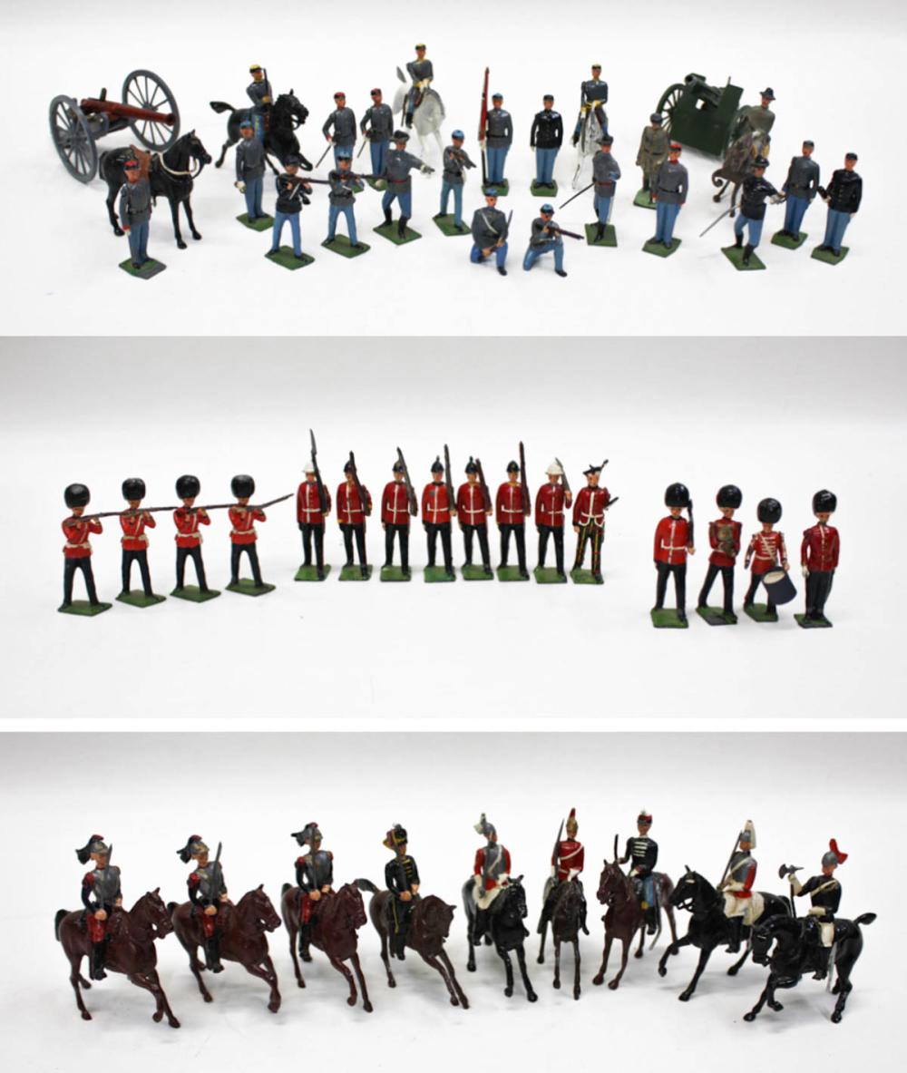 COLLECTION OF MORE THAN 100 LEAD SOLDIERS,