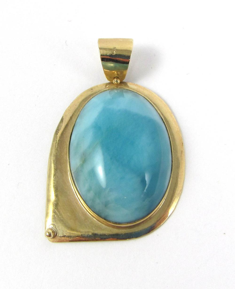 BLUE LARIMAR AND FOURTEEN KARAT 33e7c4