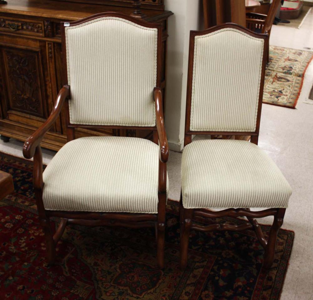 SET OF EIGHT PROVINCIAL STYLE DINING