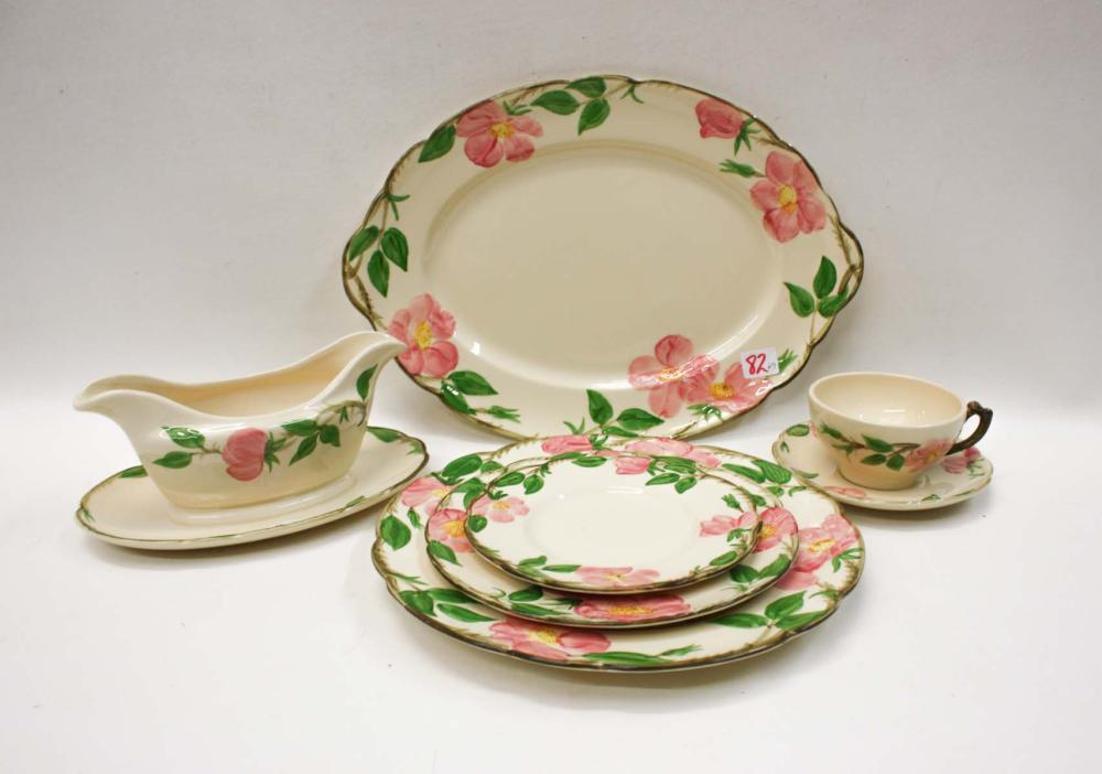 FRANCISCAN "DESERT ROSE" DINNERWARE