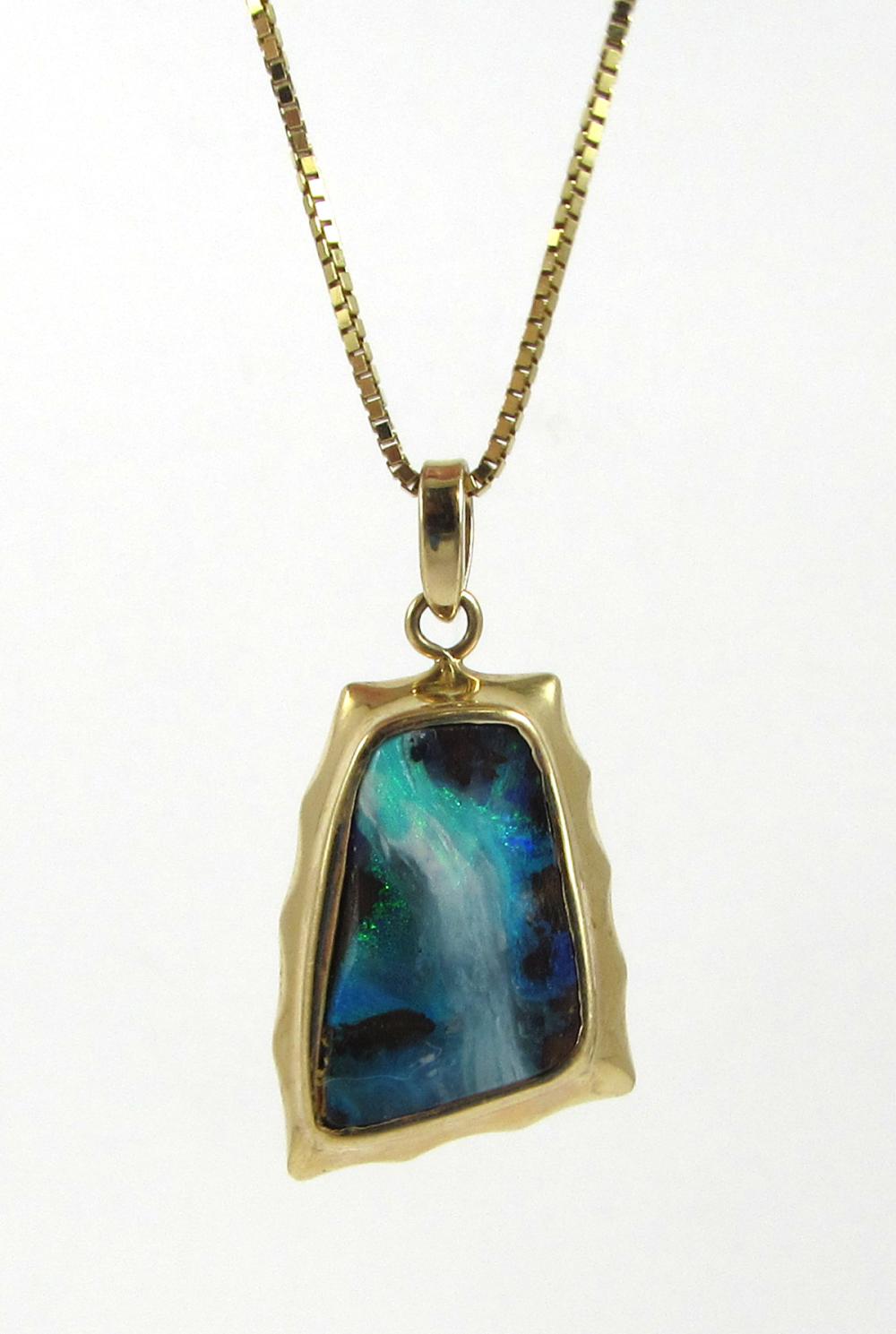 AUSTRALIAN BOULDER OPAL AND FOURTEEN