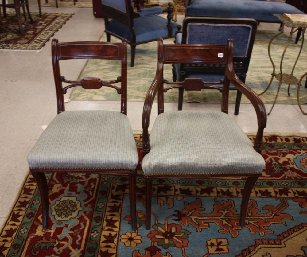 A SET OF FIVE REGENCY PERIOD MAHOGANY 33ea95