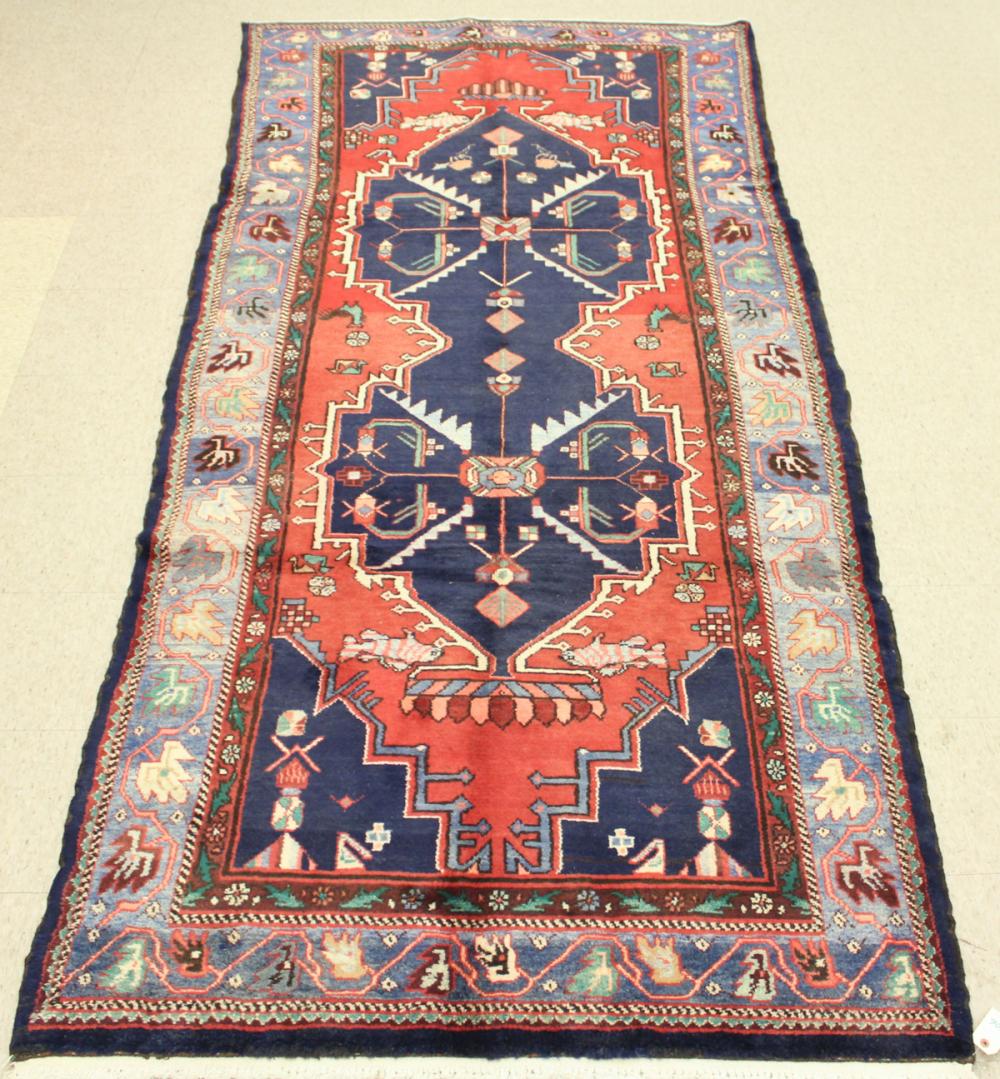 HAND KNOTTED PERSIAN TRIBAL RUG,