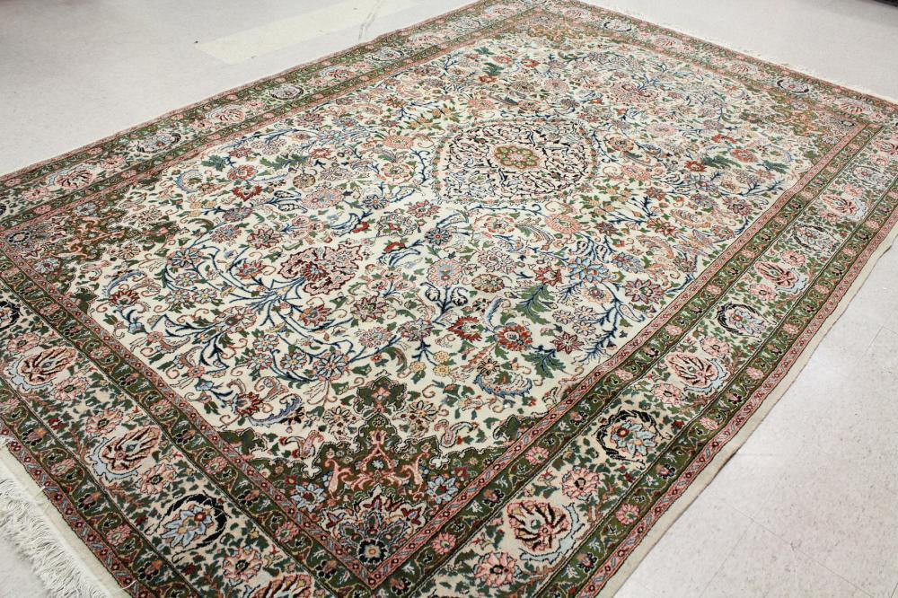 HAND KNOTTED ORIENTAL CARPET INDO PERSIAN  33eb00