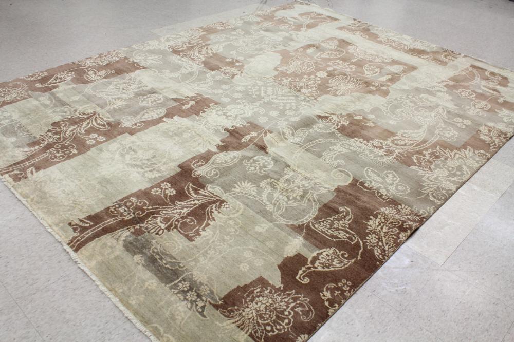 CONTEMPORARY HAND KNOTTED ORIENTAL 33eb2b