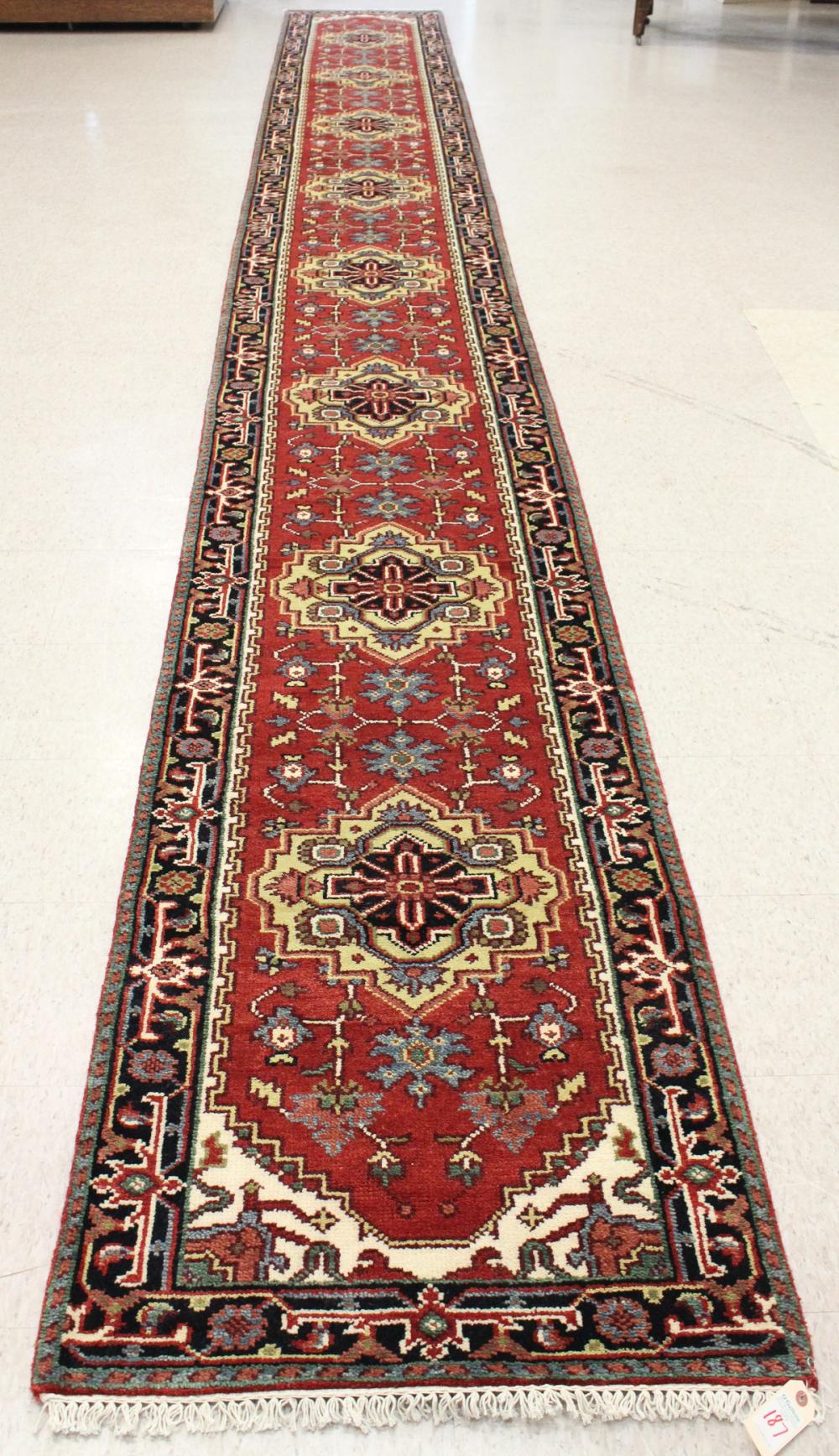 HAND KNOTTED ORIENTAL LONG RUG  33eb70