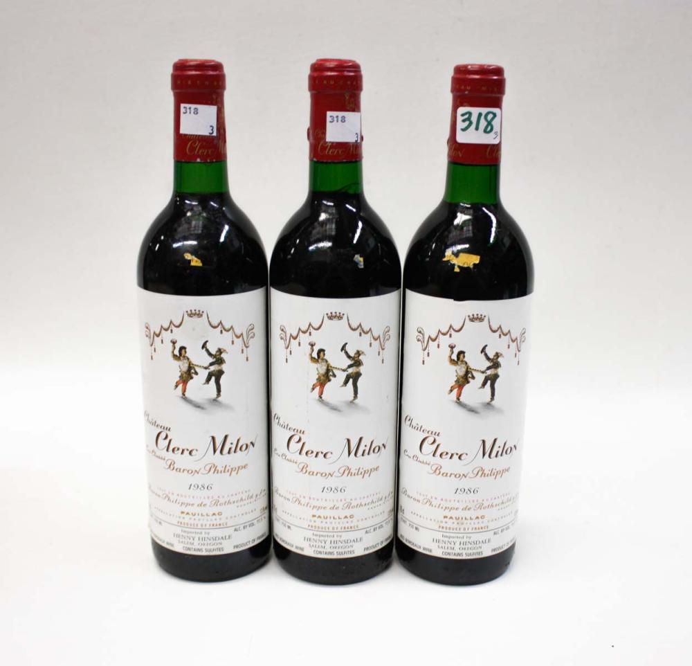 THREE BOTTLES OF VINTAGE FRENCH 33eb9d