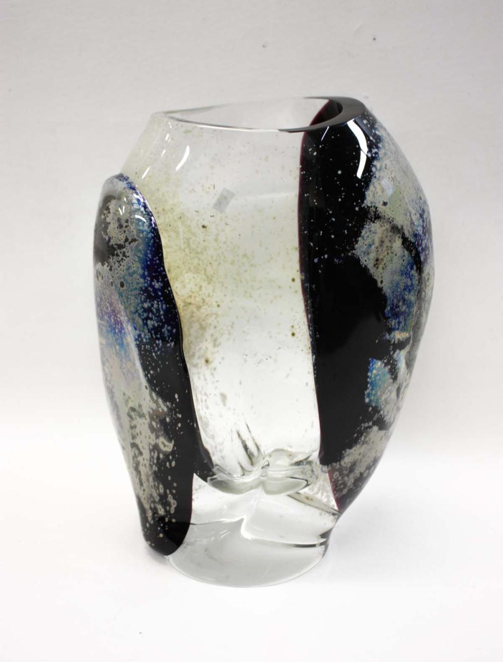 CONTEMPORARY MURANO GLASS VASE,