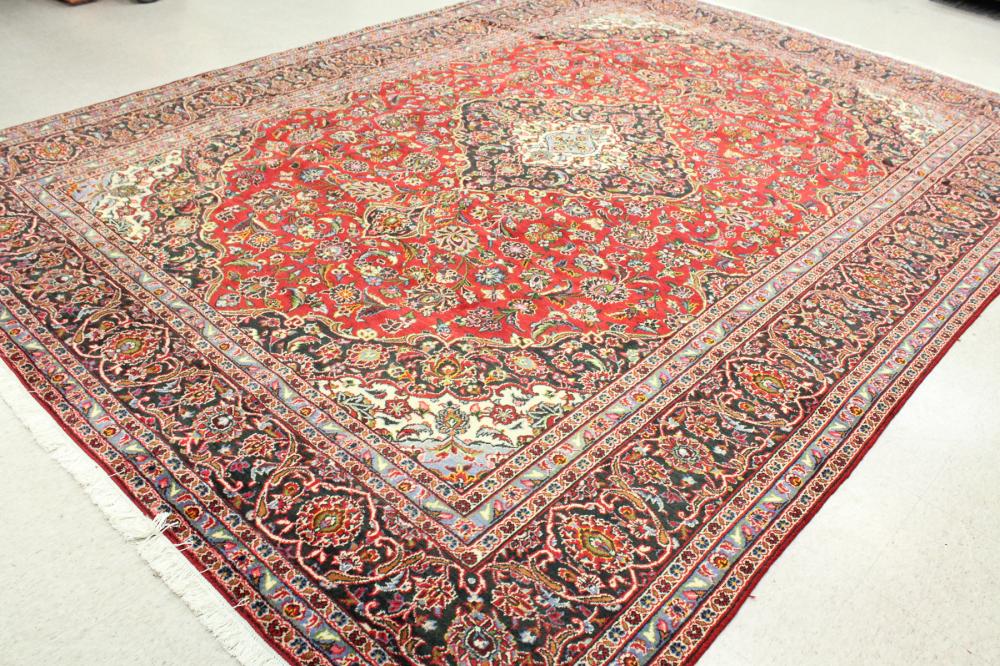 HAND KNOTTED PERSIAN CARPET FLORAL 33ebf3