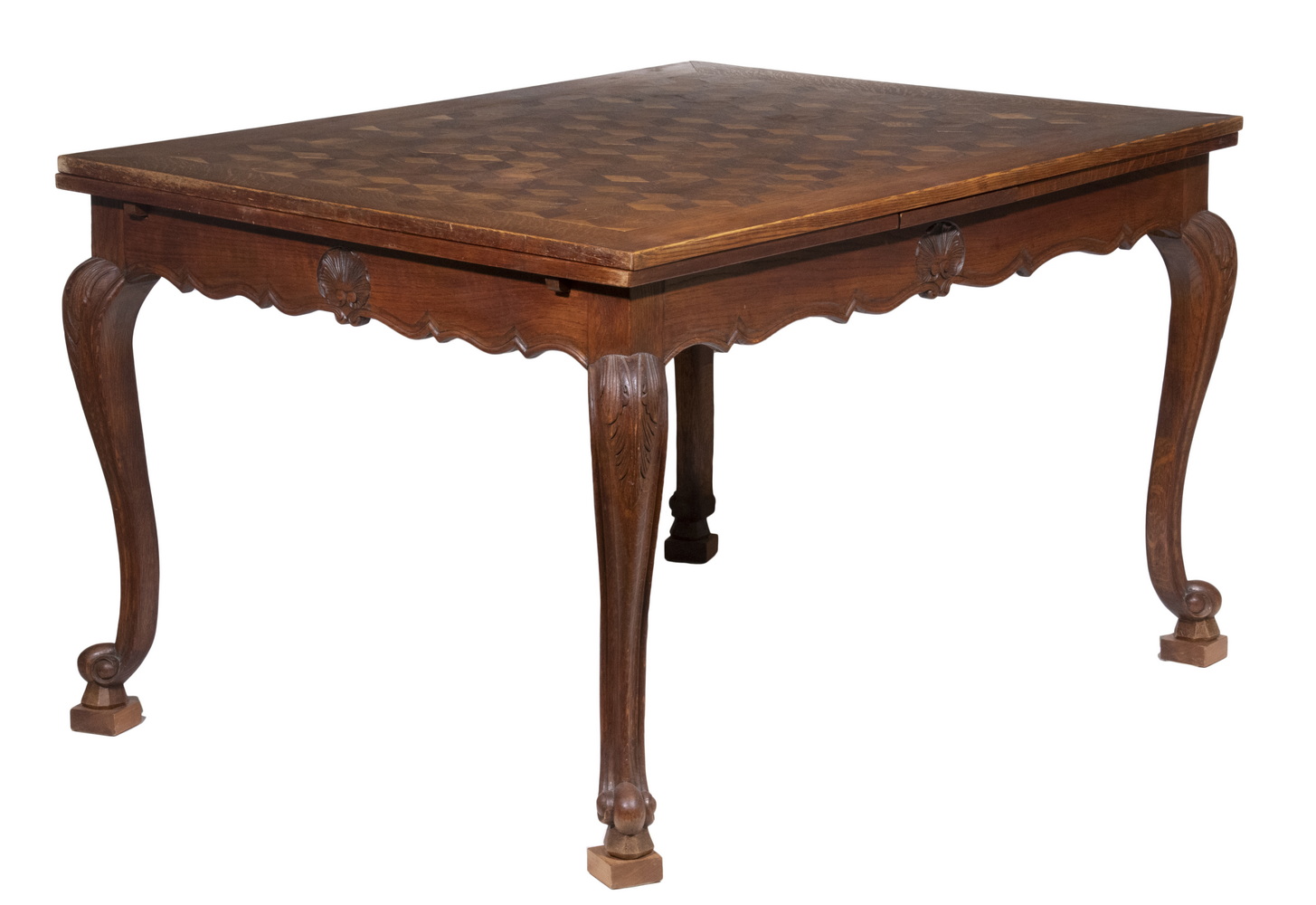 FRENCH OAK DINING TABLE Early 20th 33eccd